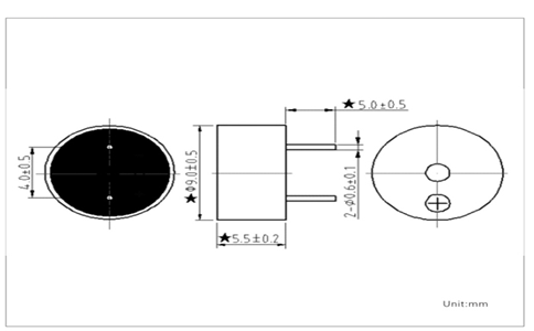 電磁式蜂鳴器結(jié)構(gòu)圖